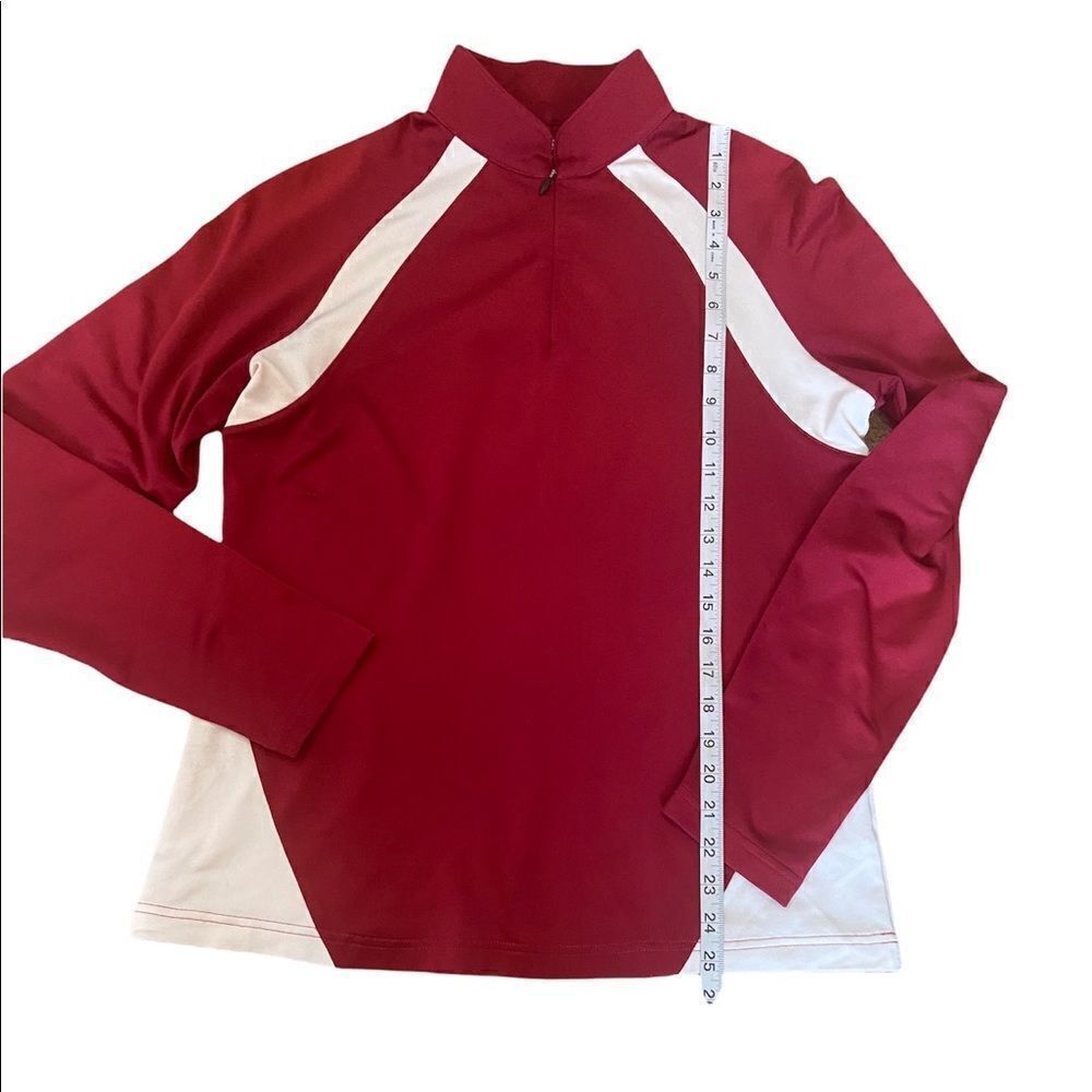 ADIDAS Climawarm Lightweight Long Sleeve Colour Blocked Half Zip Pullover L - Picture 6 of 8